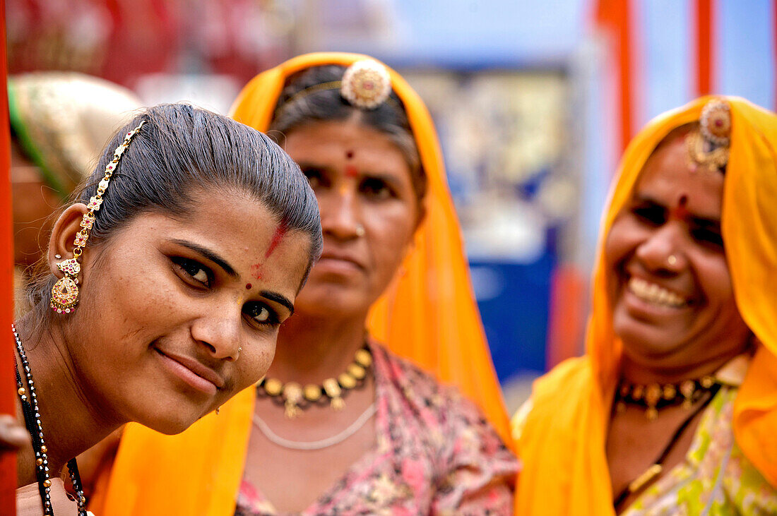 Indian woman checking out the camera. Jodhpur, Rajahstan,India 2008.