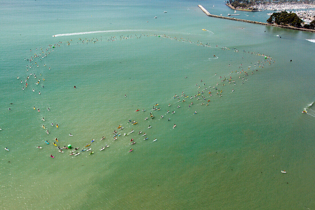 Battle Of the Paddle, Dana Point CA Aerials