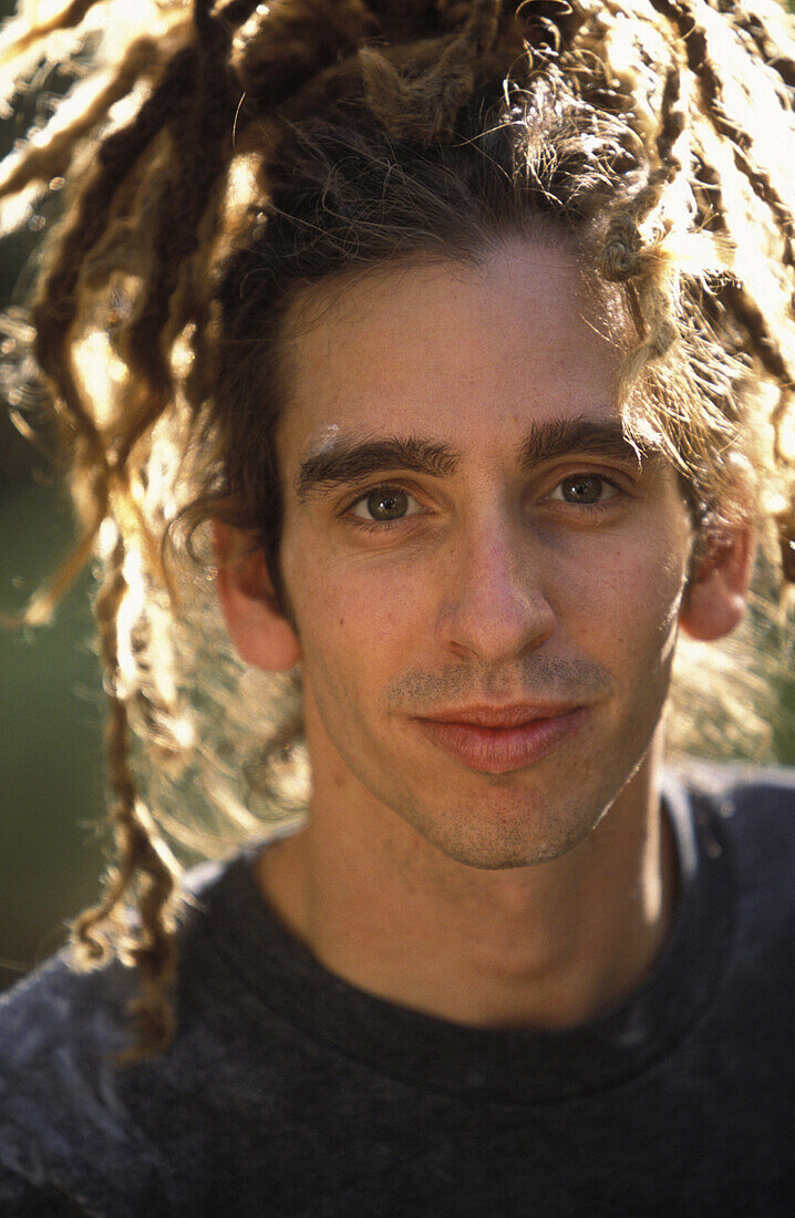 A portrait / headshot of Dave Chancellor, one of the owners of SO ILL inc. a company that makes climbing holds and has a clothing line as well in Carbondale, Illinois.   Corey Rich / Aurora 