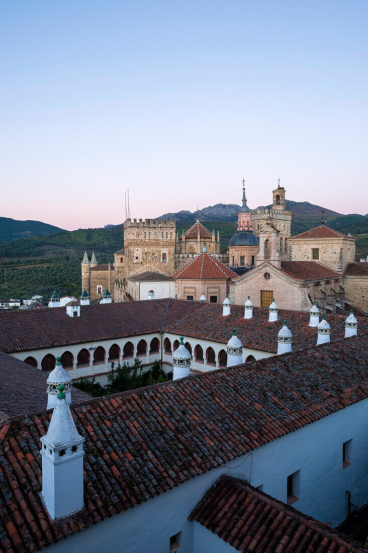 Royal Monastery of Santa Maria de Guadalupe, UNESCO World Heritage Site, Guadalupe, Caceres, Extremadura, Spain, Europe