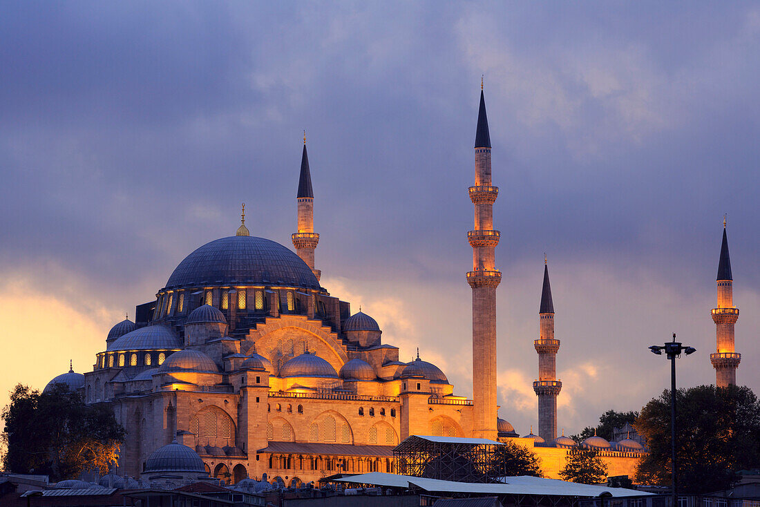 Suleymaniye Mosque, UNESCO World Heritage Site, Eminonuand Bazaar District, Istanbul, Turkey, Europe