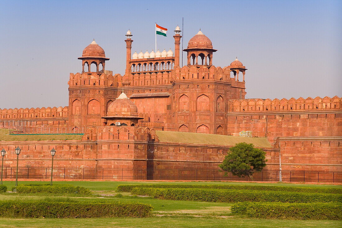 Red Fort, UNESCO World Heritage Site, Delhi, India, Asia