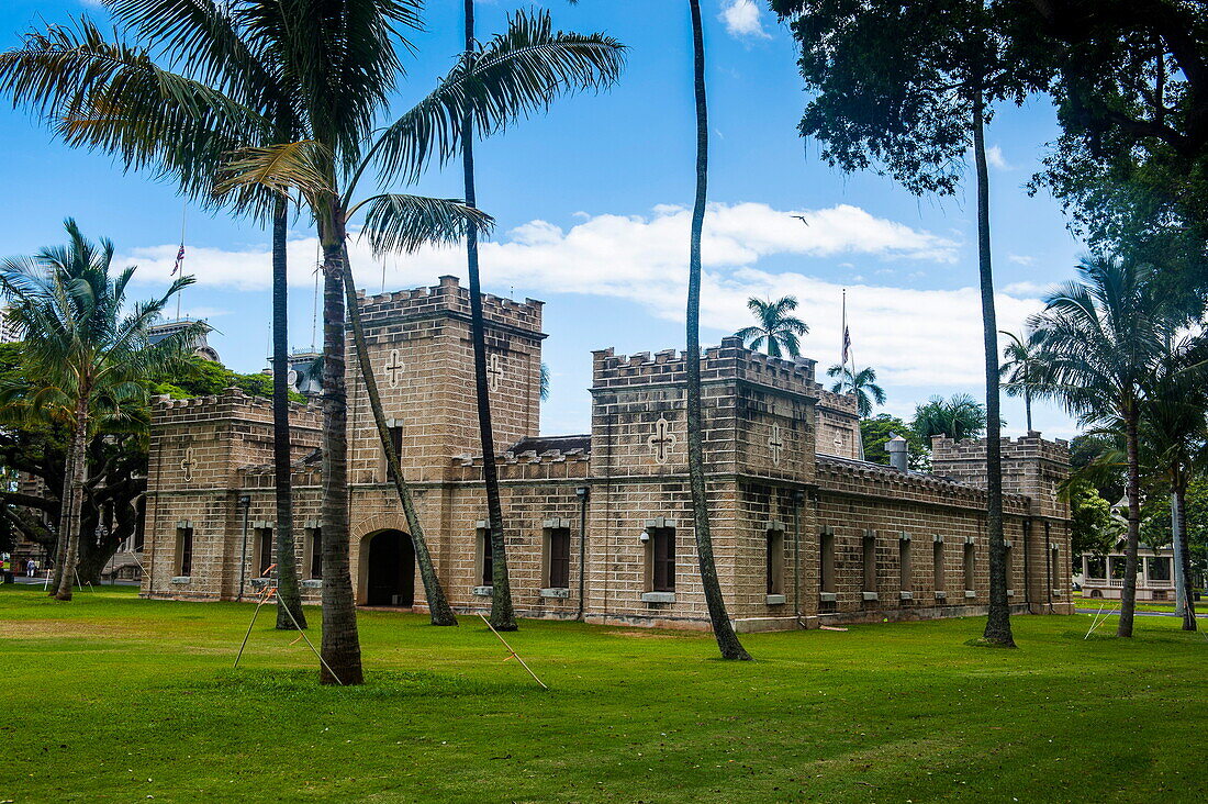 Iolani Barracks, Honolulu, Oahu, Hawaii, United States of America, Pacific