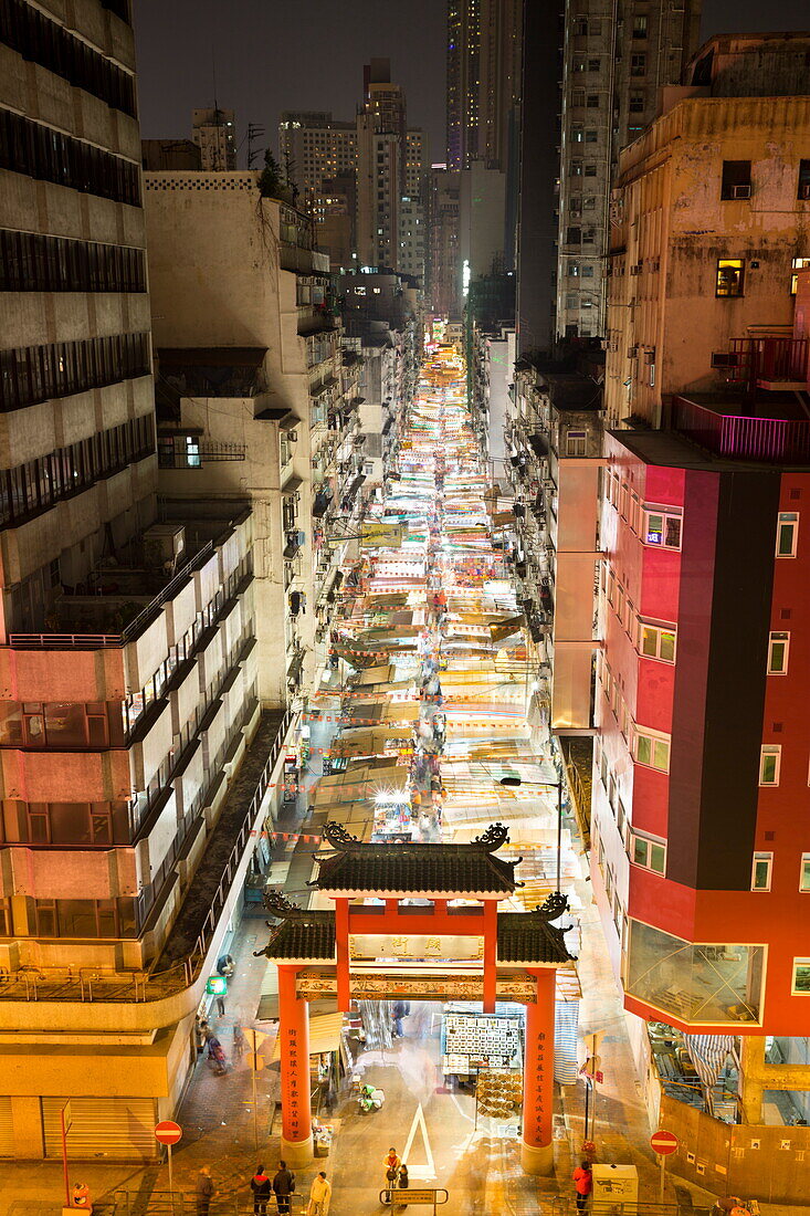 Temple Street Night Market, Kowloon, Hong Kong, China, Asia