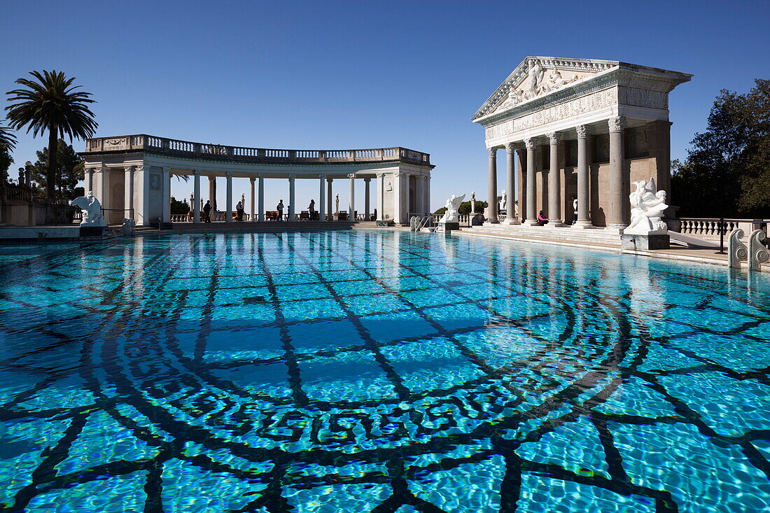 Neptune Pool, Hearst Castle, San Simeon, San Luis Obispo County, California, United States of America, North America