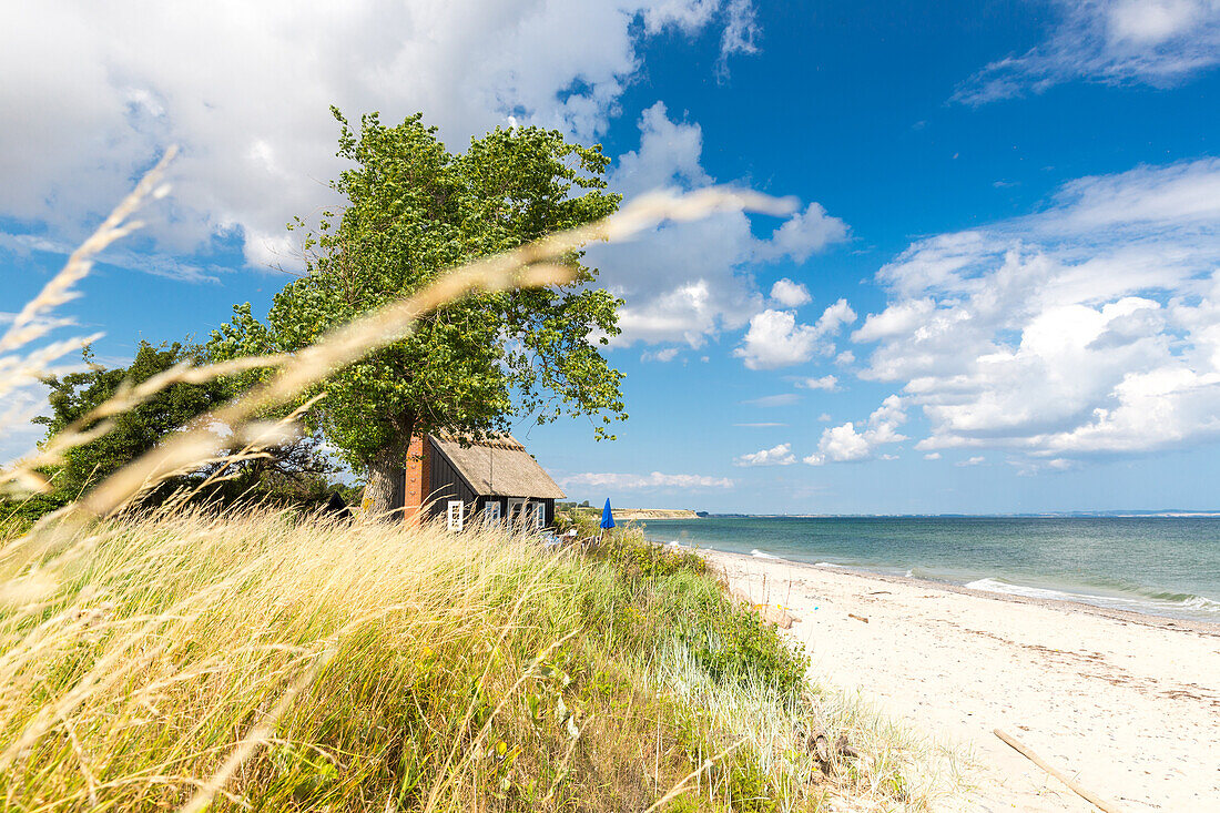 Haus am Ostseestrand, Rytsebaek, Insel Mön, Dänemark