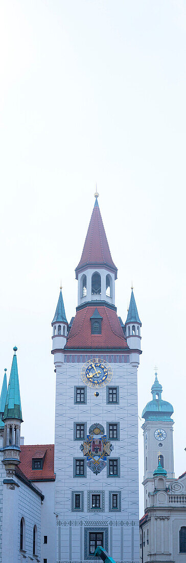 Alter Rathausturm, München, Oberbayern, Bayern, Deutschland