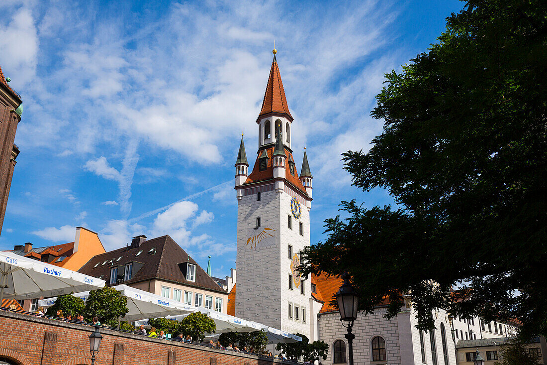 Old town hall tower, Munich, Upper Bavaria, Bavaria, Germany