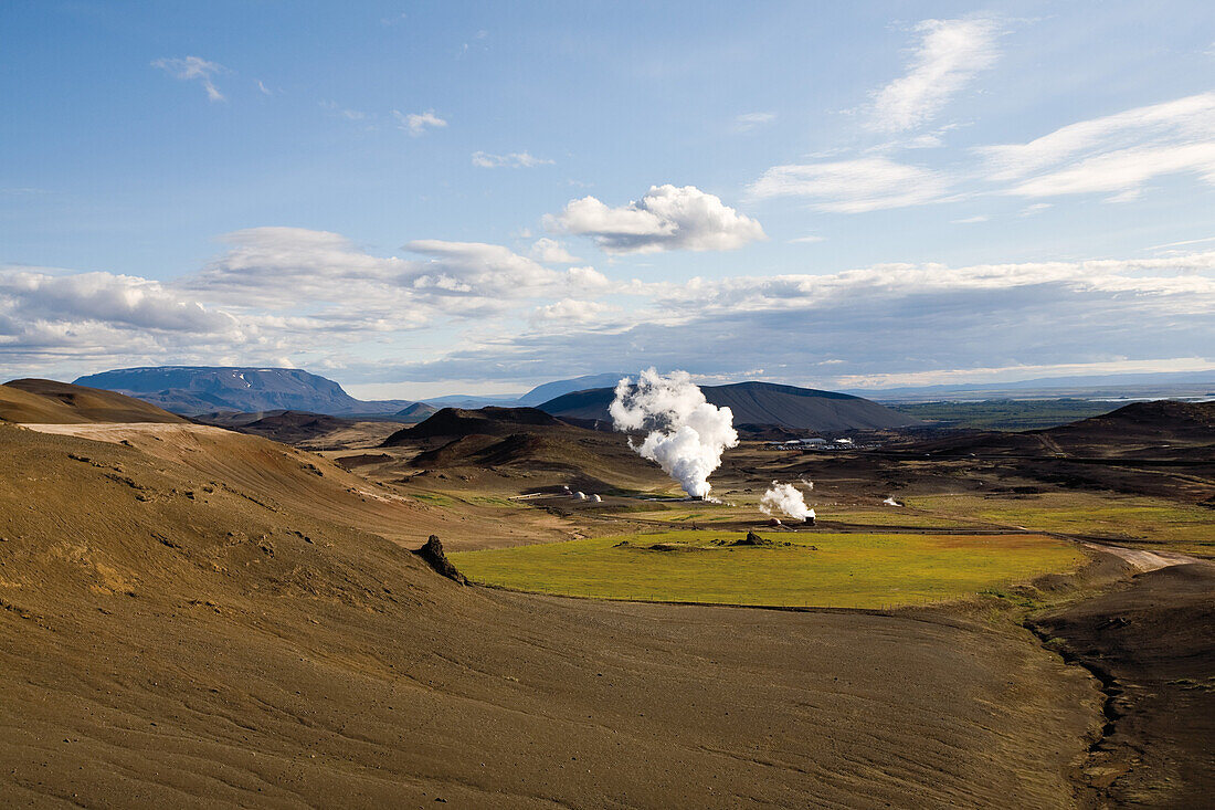 Geothermal power station, Krafla, Iceland