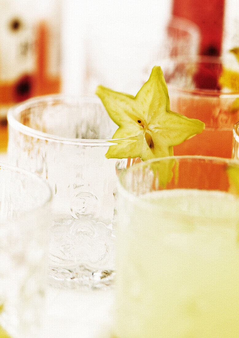 Cocktails, close-up