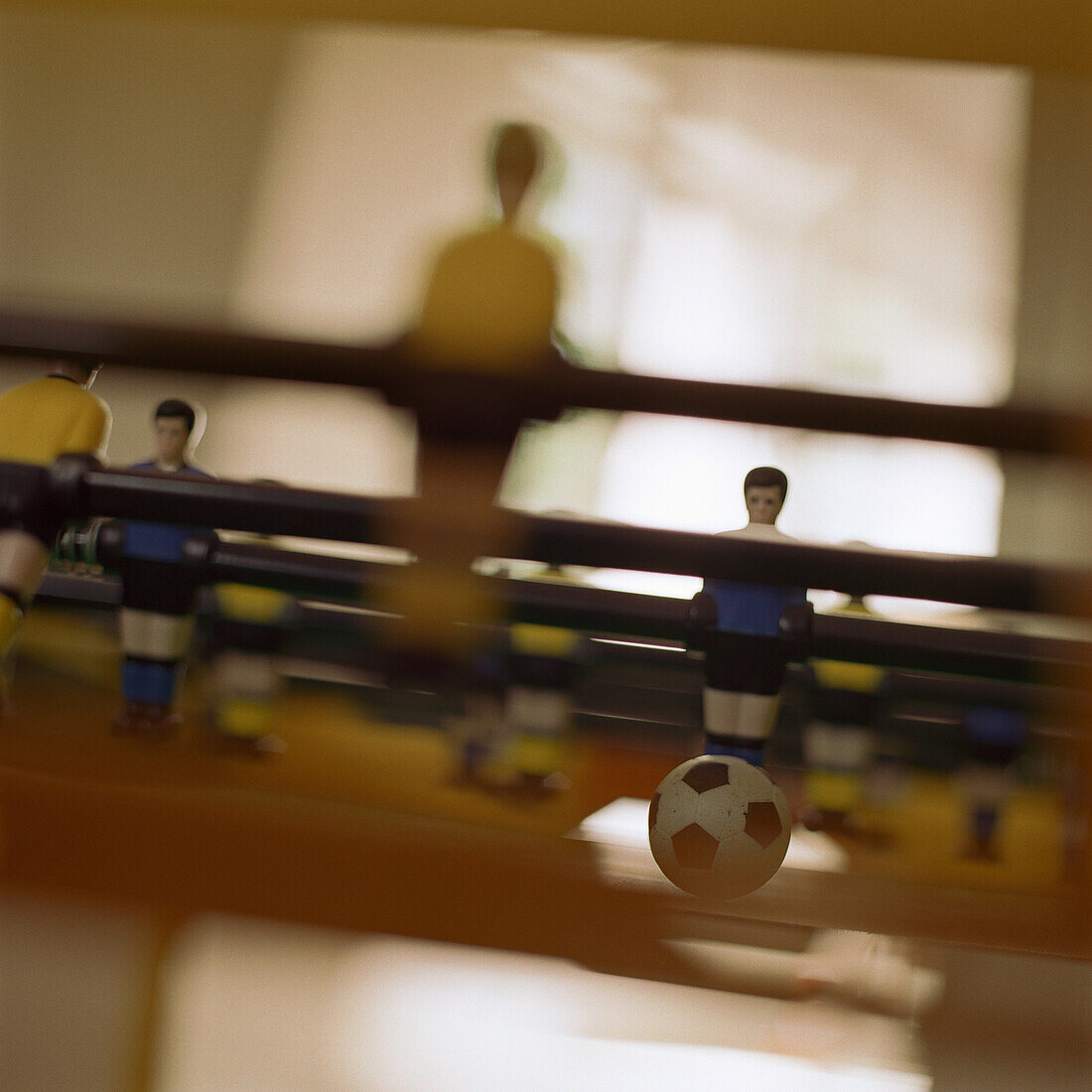 Foosball, close up