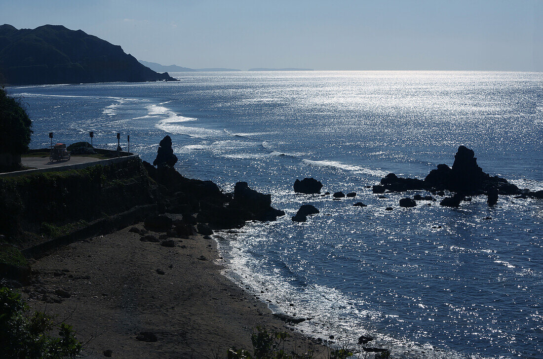 Coastline on Batan Island, Batan Island, Batanes, Philippines, Asia