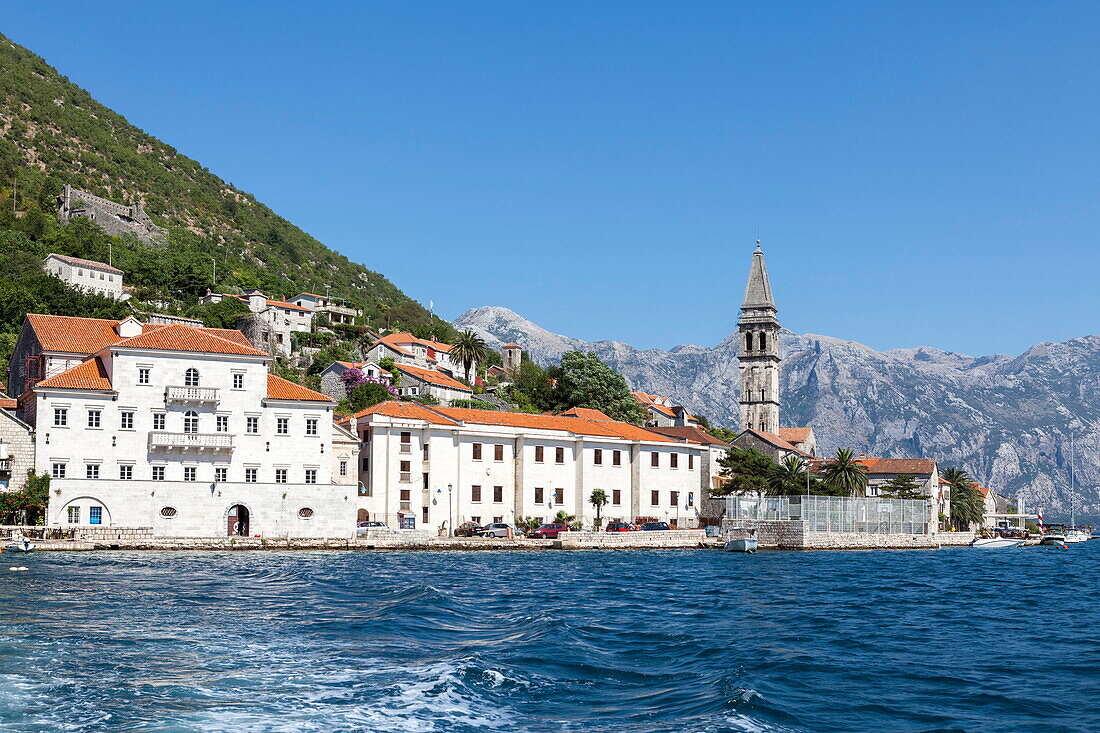 Perast, Bay of Kotor, UNESCO World Heritage Site, Montenegro, Europe