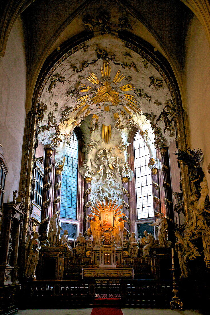 St. Michael's Church crypt and altar, Vienna, Austria, Europe