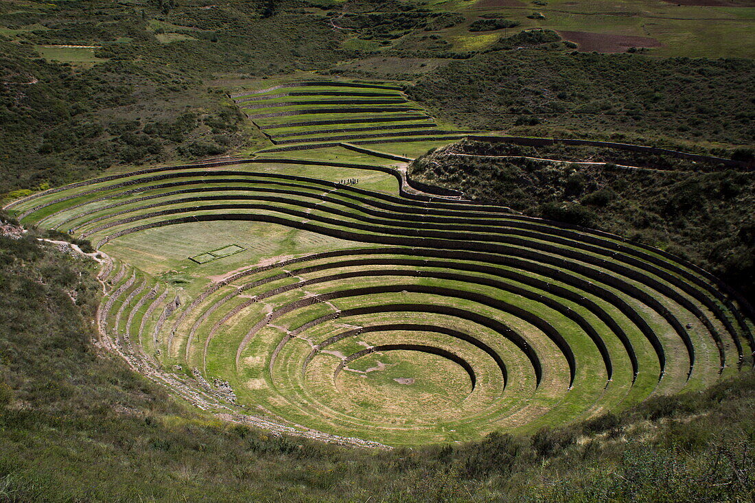 Inca agricultural research station, Moray, Peru, South America