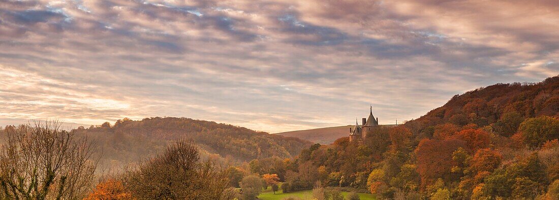 Castell Coch (Castle Coch) (The Red Castle), Tongwynlais, Cardiff, Wales, United Kingdom, Europe