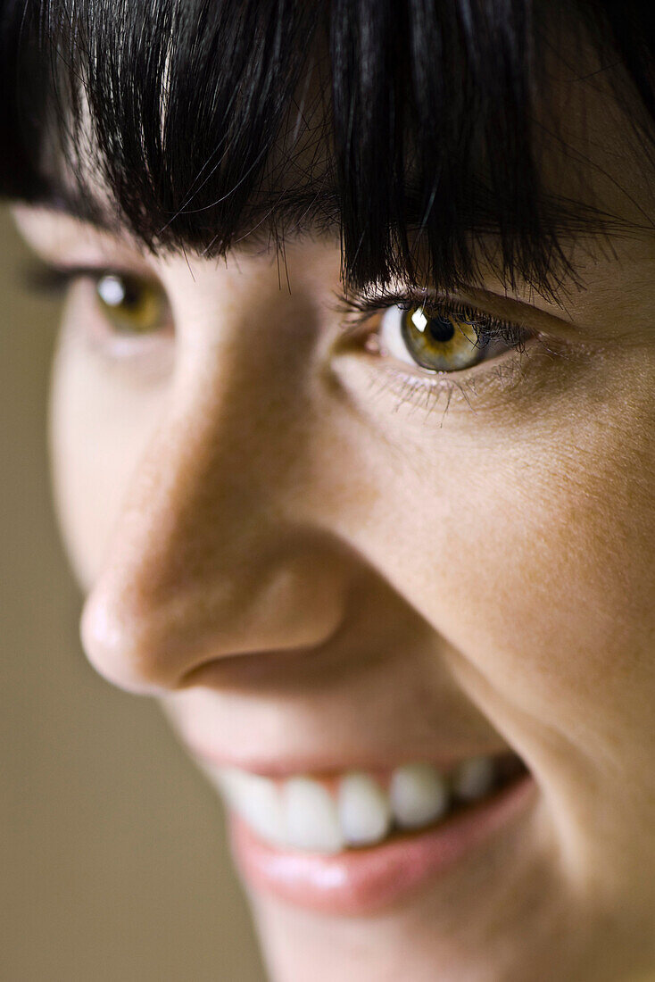 Young woman, close-up portrait