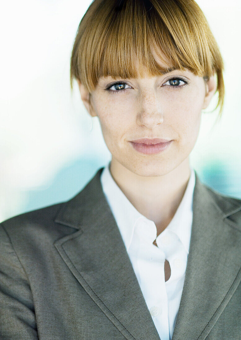 Businesswoman looking at camera, portrait