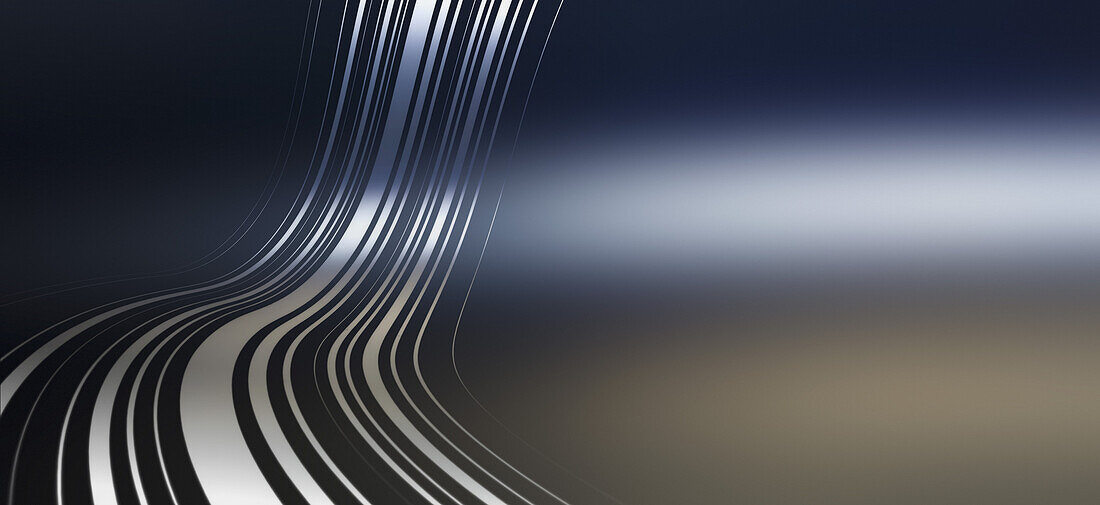 Curved lines against an abstract background