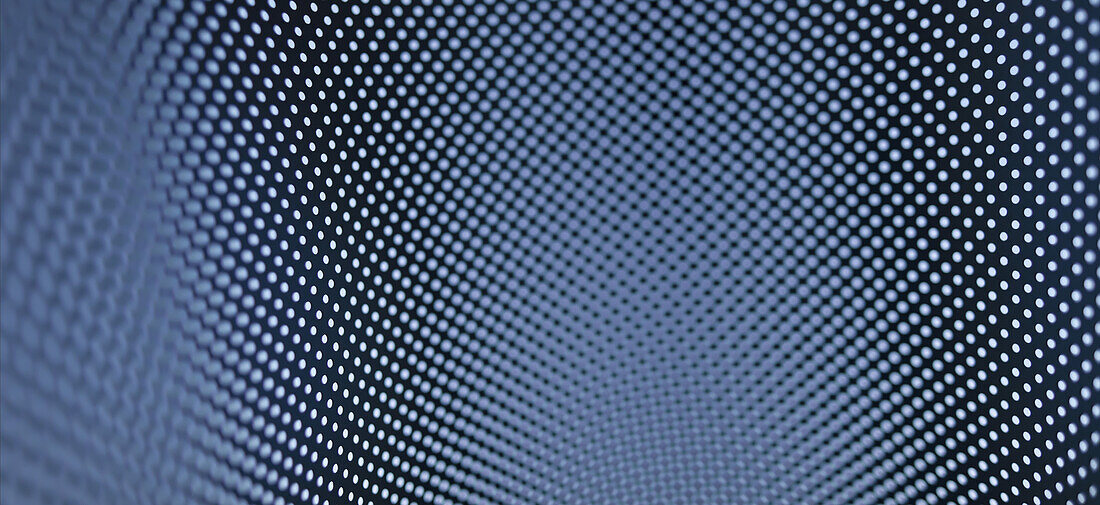 Curved dot pattern