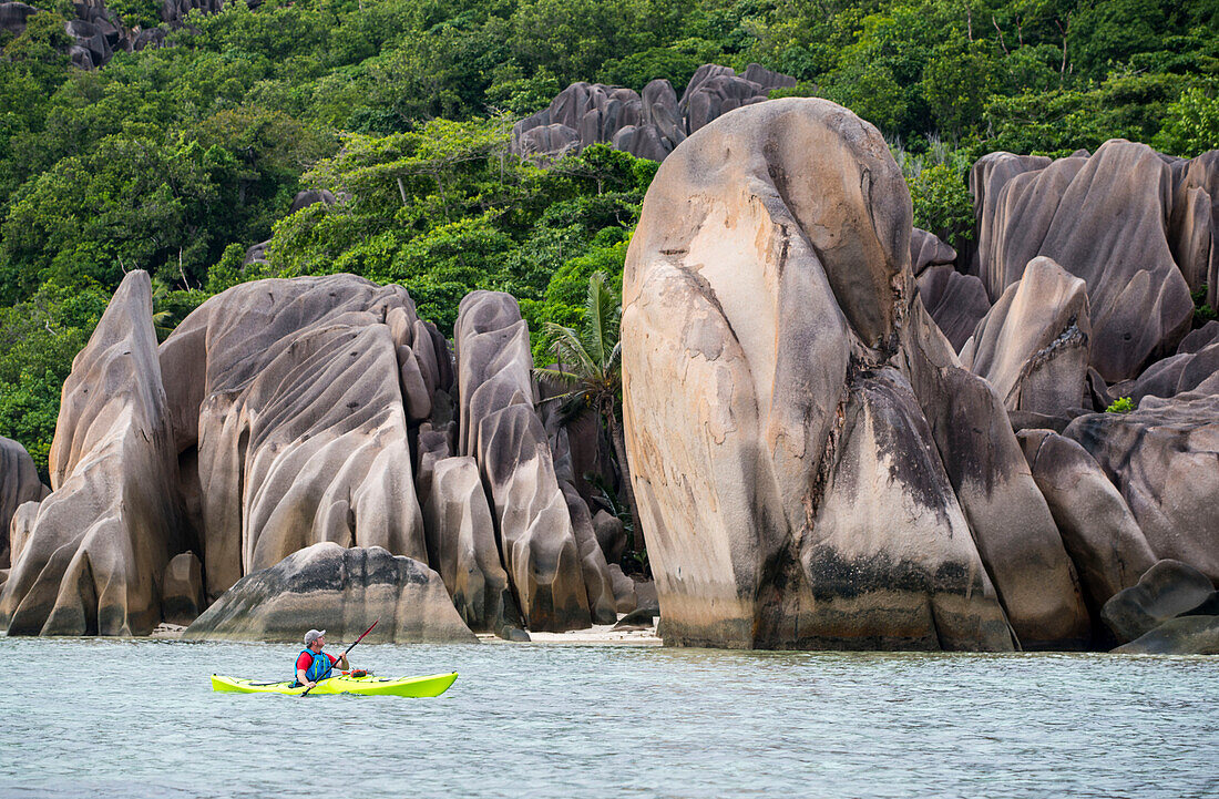 Seekajaktour mit Katamaran als Basislager auf den Seychellen, Indischer Ozean