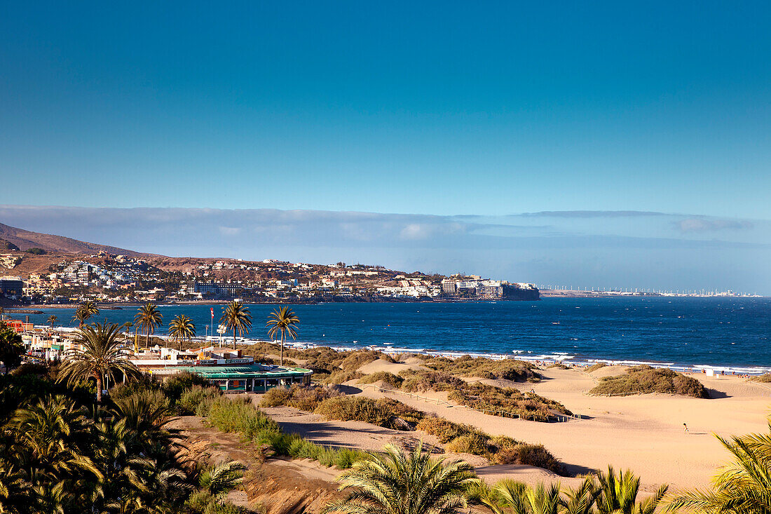 Maspalomas dunes, Playa de Ingles, Gran Canaria, Canary Islands, Spain