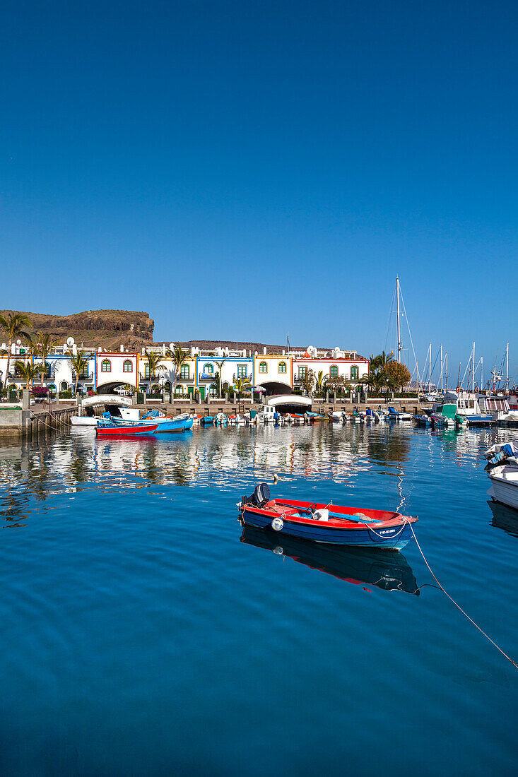 Harbour at Puerto de Mogan, Gran Canaria, Canary Islands, Spain