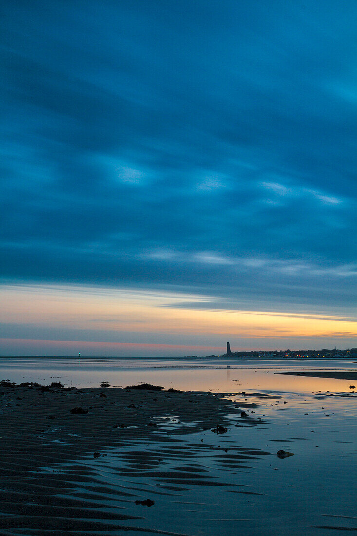 Coastal landscape in the evening light, Falkenstein, Laboe, Kiel fjord, Baltic sea, Friedrichsort, Kiel, Schleswig-Holstein, Germany