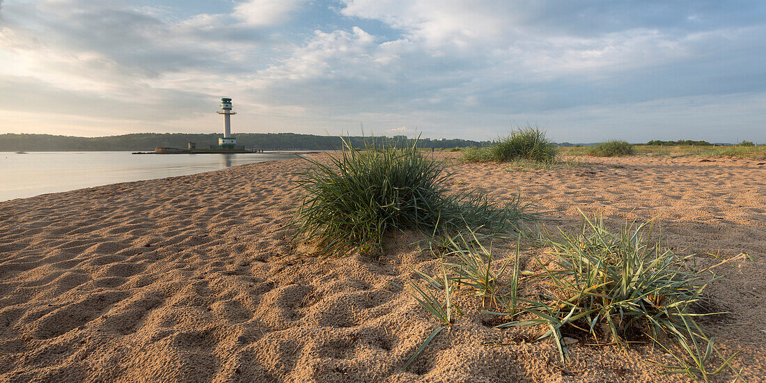 Friedrichsort lighthouse, Kiel Fjord, Baltic sea, Friedrichsort, Kiel, Schleswig-Holstein, Germany