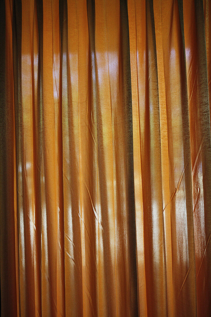 Looking through a curtain