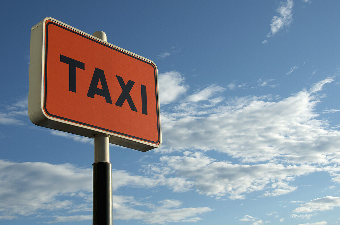 Taxi sign