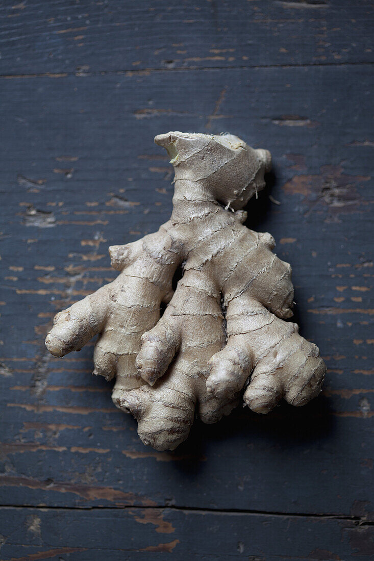 Close-up of ginger on table