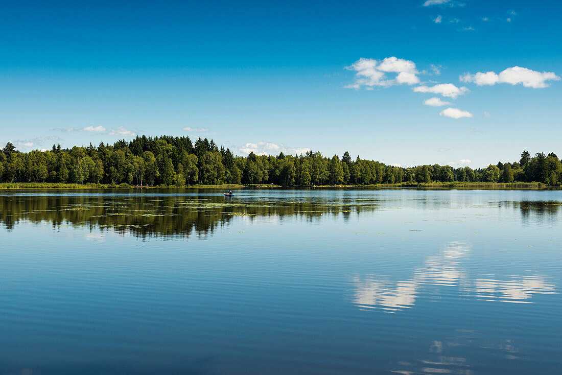 Bayersoiener See, near Garmisch-Partenkirchen, Upper Bavaria, Bavaria, Germany