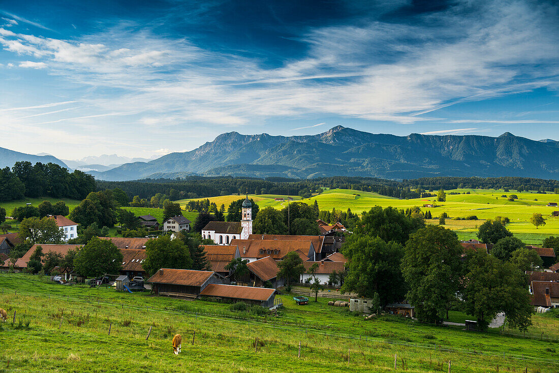 Aidling, Riegsee, Upper Bavaria, Bavaria, Germany