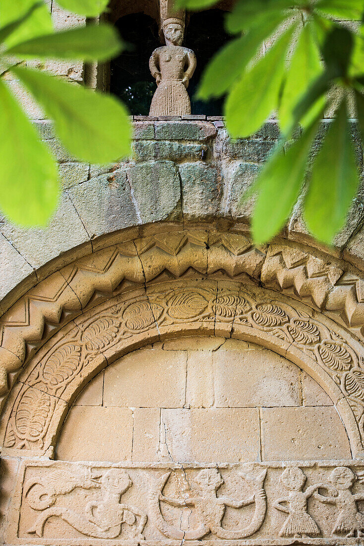 Pieve di Corsignano, romanische Kirche aus dem 8. Jahrhundert, Pienza, Val d'Orcia, Provinz Siena, Toskana, Italien, UNESCO Welterbe