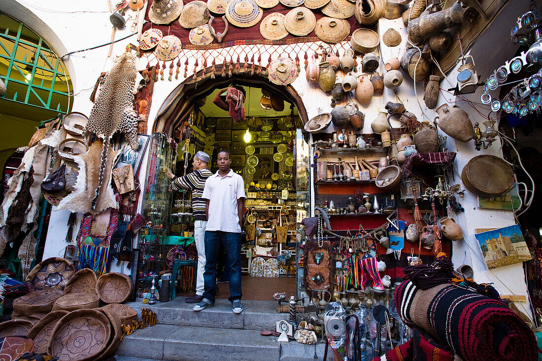 Laden in der Medina, Altstadt, Tripolis, Libyen, Afrika