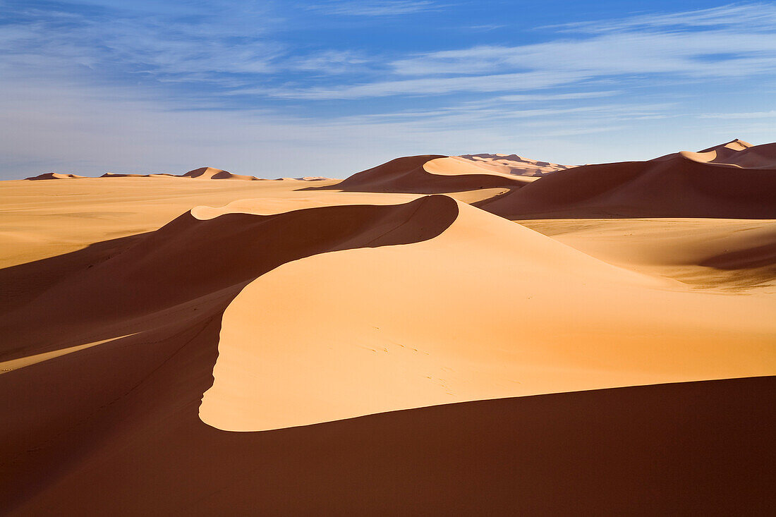 Sanddunes, Erg Murzuk, libyan desert, Libya, Sahara, North Africa