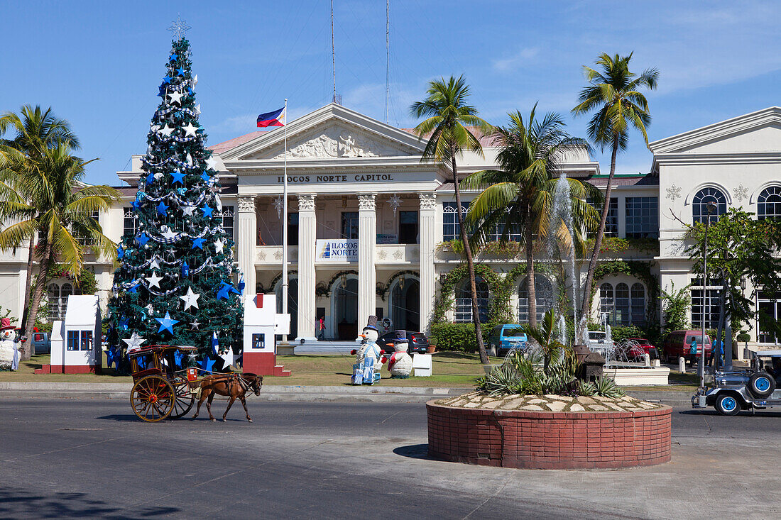 Ilocos Norte Provincial Capitol in Laoag City, capital of Ilocos Norte province on the main island Luzon, Philippines, Asia