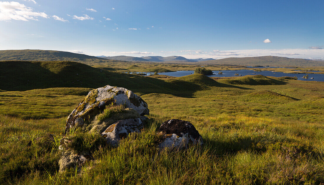 Lochan na h-Achlaise, Rannoch Moor, Argyll and Bute, Highland, Schottland, Vereinigtes Königreich
