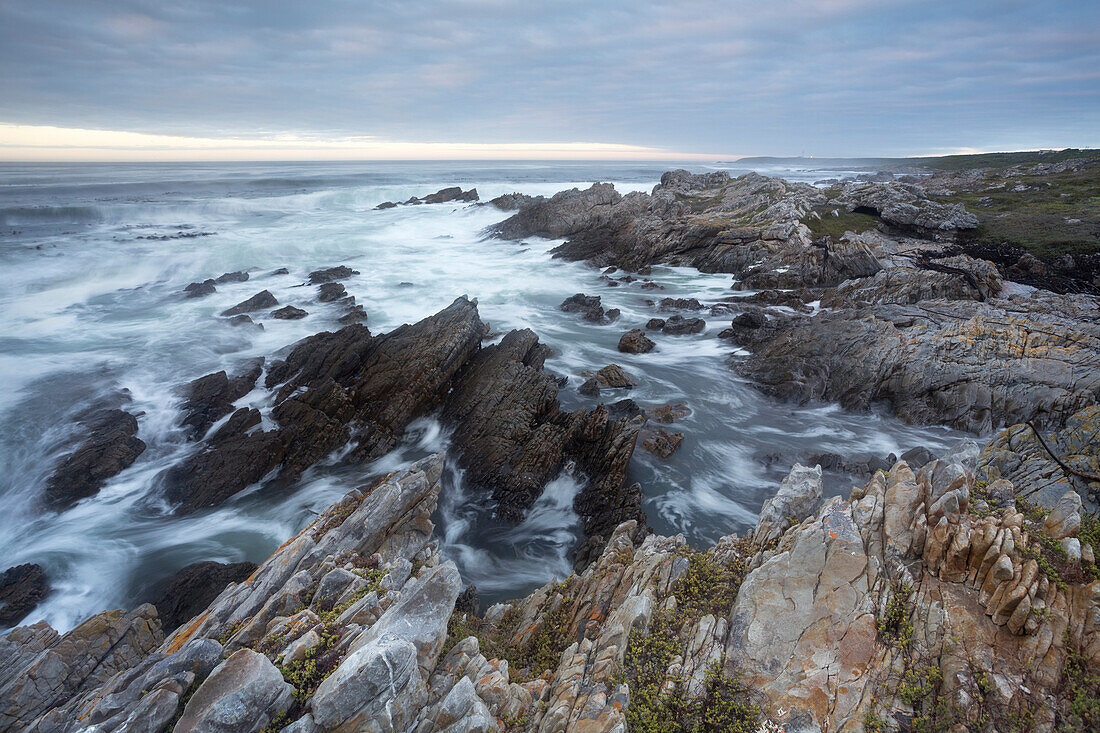 Coastal landscape at Van Dyks Bay, Atlantic, Western cape, South Africa
