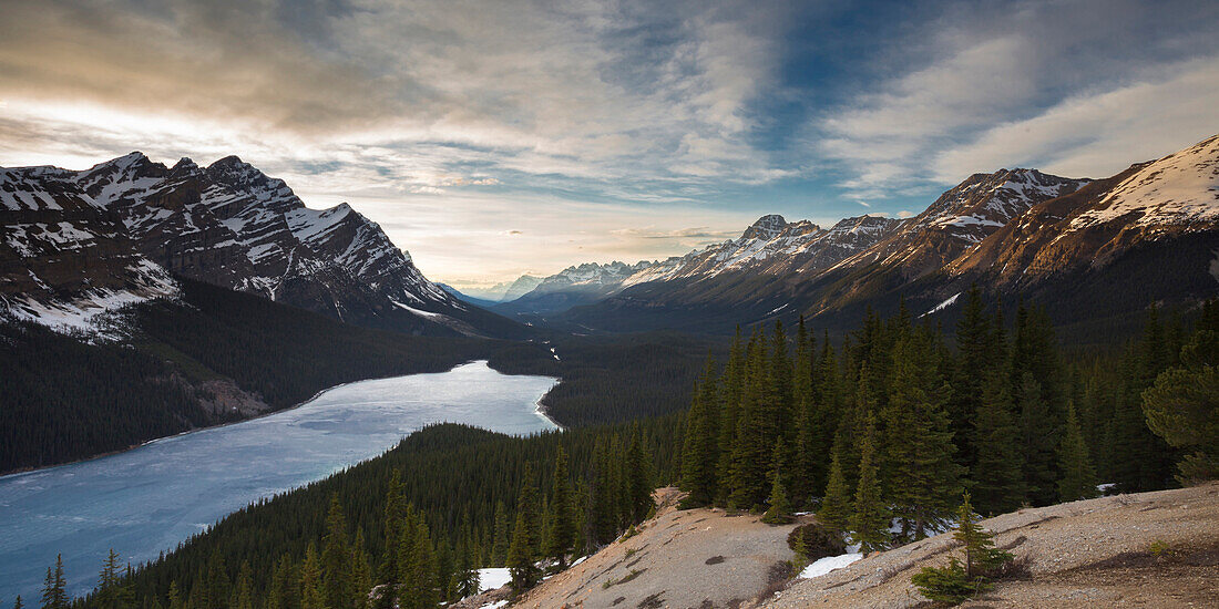 Caldron Peak, Banff National Park, Icefields Parkway, Alberta, Rocky Mountains, Canada