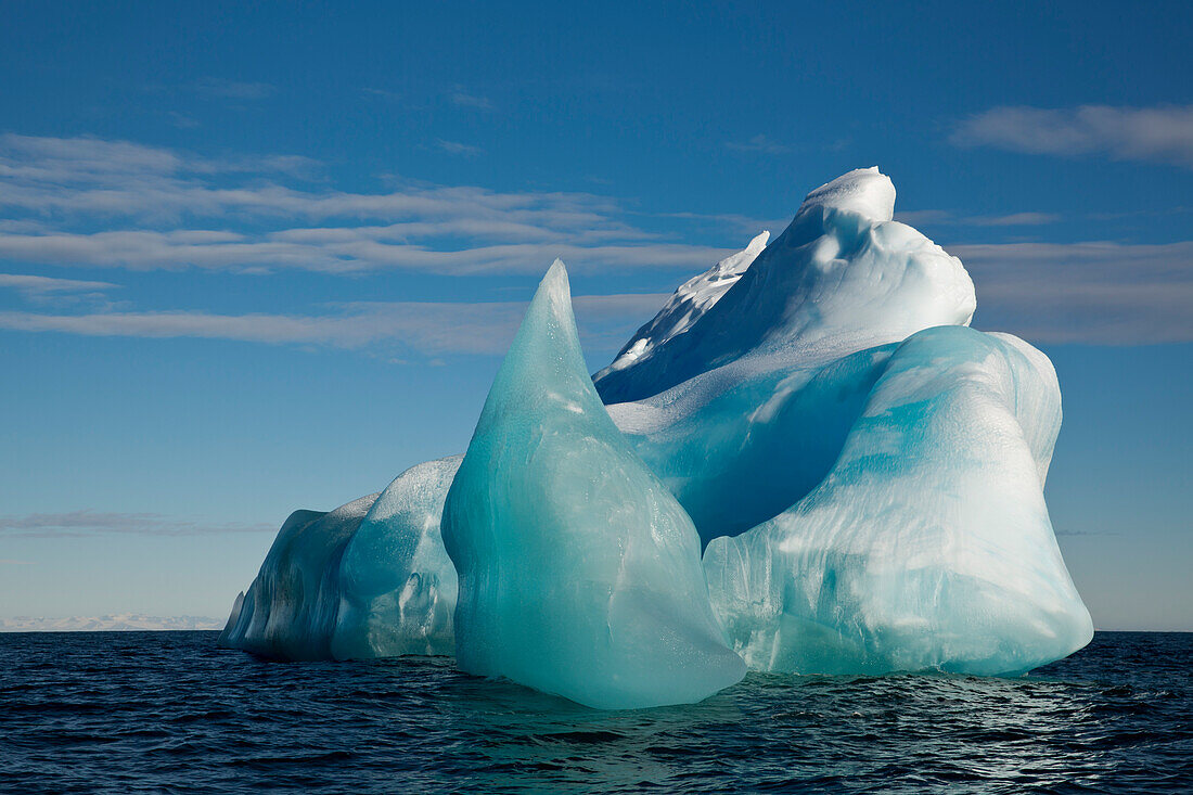 Iceberg in bright sunlight, Bird Point, Ross Island, Antarctica