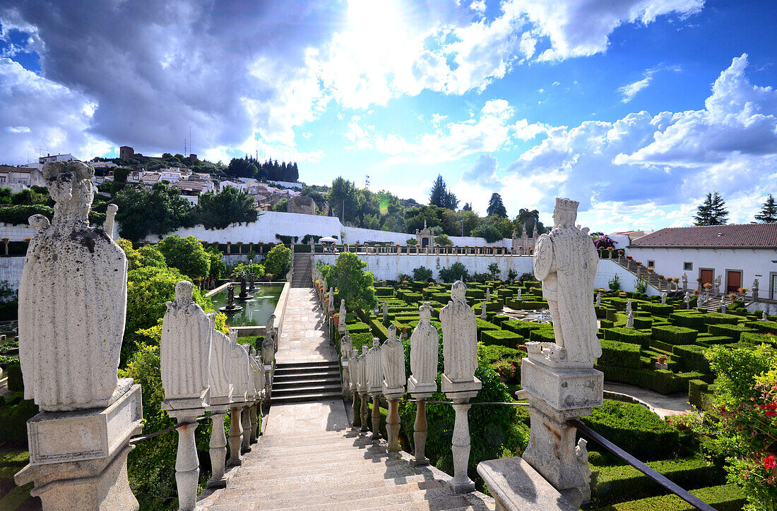 Jardim des Paco Episcopal, Castelo Branco in the east of the Centro, Portugal