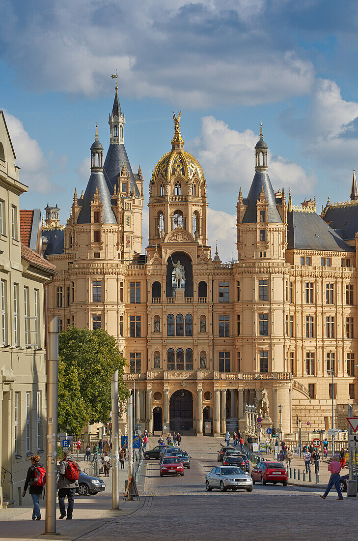 Schloss Schwerin, Mecklenburg Vorpommern, Deutschland