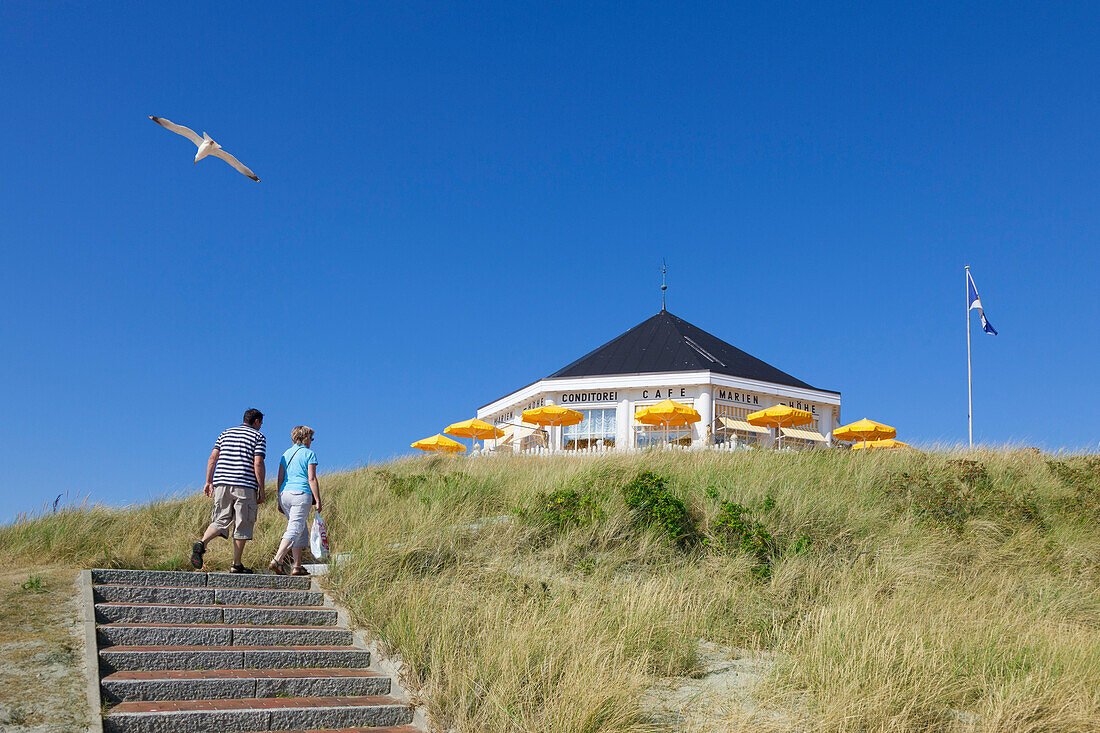 Café Marienhöhe, Insel Norderney, Ostfriesland, Niedersachsen, Deutschland