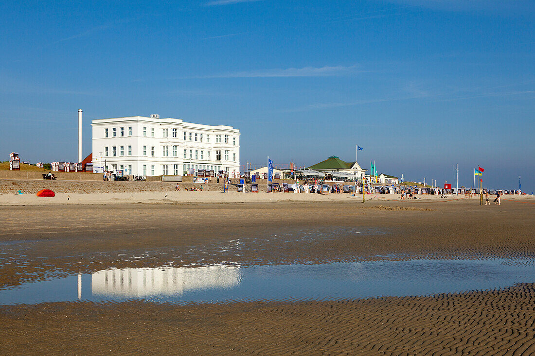 Beach, West beach, Norderney, Ostfriesland, Lower Saxony, Germany