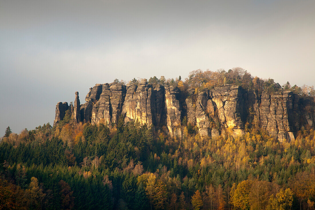 Pfaffenstein, Nationalpark Sächsische Schweiz, Elbsandsteingebirge, Sachsen, Deutschland