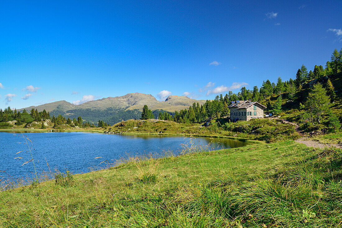 Lake Colbricon, Trans-Lagorai, Lagorai range, Dolomites, UNESCO World Heritage Site Dolomites, Trentino, Italy