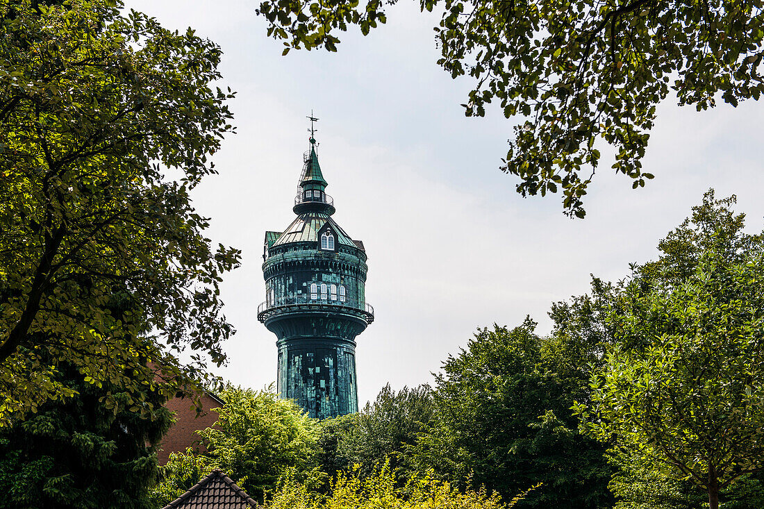 Lokstedt water tower, Hamburg, Germany