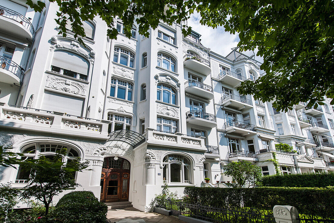 Art nouveau building, Eppendorf, Hamburg, Germany